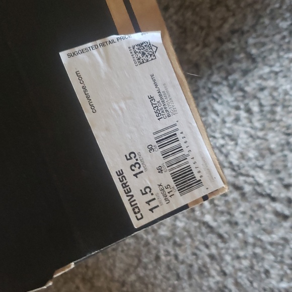 Mens 11.5 Coverse All Star in Buff & Herbal/White knit material - Picture 8 of 8